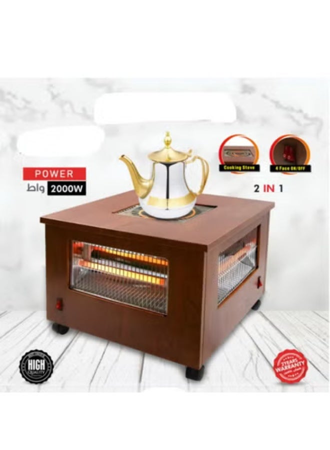 سخان 2 في 1 مع طباخ 2000 واط